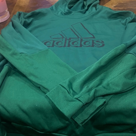 adidas Green Hoodie - Picture 3 of 9